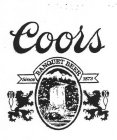 COORS BANQUET BEER SINCE 1873