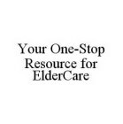 YOUR ONE-STOP RESOURCE FOR ELDERCARE