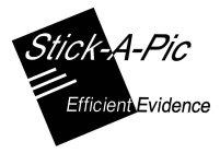 STICK-A-PIC EFFICIENT EVIDENCE