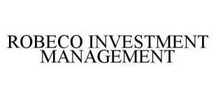 ROBECO INVESTMENT MANAGEMENT