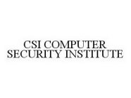 CSI COMPUTER SECURITY INSTITUTE