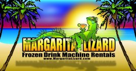 MARGARITA LIZARD FROZEN DRINK MACHINE RENTALS WWW.MARGARITALIZARD.COM
