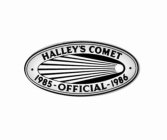 HALLEY'S COMET 1985 - OFFICIAL - 1986