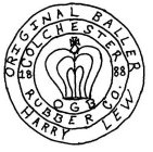 ORIGINAL BALLER HARRY LEW COLCHESTER RUBBER CO.  1888 OGB