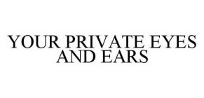 YOUR PRIVATE EYES AND EARS