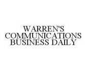 WARREN'S COMMUNICATIONS BUSINESS DAILY