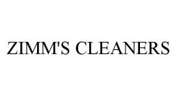 ZIMM'S CLEANERS