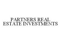 PARTNERS REAL ESTATE INVESTMENTS