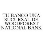 TU BANCO UNA SUCURSAL DE WOODFOREST NATIONAL BANK