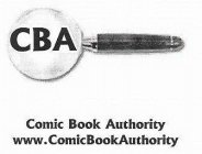 CBA COMIC BOOK AUTHORITY WWW.COMICBOOKAUTHORITY