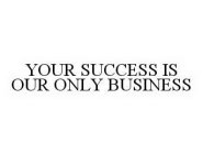 YOUR SUCCESS IS OUR ONLY BUSINESS