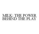 MILK: THE POWER BEHIND THE PLAY