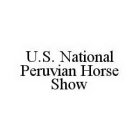 U.S. NATIONAL PERUVIAN HORSE SHOW