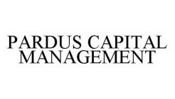 PARDUS CAPITAL MANAGEMENT