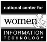 NATIONAL CENTER FOR WOMEN & INFORMATION TECHNOLOGY