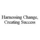 HARNESSING CHANGE, CREATING SUCCESS