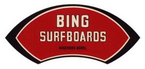 BING SURFBOARDS NOSERIDER MODEL