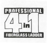 PROFESSIONAL 4 IN 1 FIBERGLASS LADDER