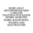 BUMP AWAY MULTIPURPOSE SKIN CARE FOR UNATTRACTIVE RAZOR BUMPS, INGROWN HAIRS, RAZOR BURN, WAXING AND ELECTROLYSIS