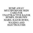 BUMP AWAY MULTIPURPOSE SKIN CARE FOR UNATTRACTIVE RAZOR BUMPS, INGROWN HAIRS, RAZOR BURN, WAXING AND ELECTROLYSIS