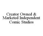 CREATOR OWNED & MARKETED INDEPENDENT COMIC STUDIOS