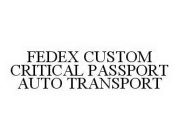 FEDEX CUSTOM CRITICAL PASSPORT AUTO TRANSPORT