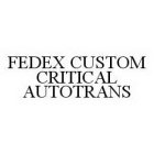 FEDEX CUSTOM CRITICAL AUTOTRANS