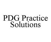 PDG PRACTICE SOLUTIONS