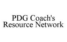 PDG COACH'S RESOURCE NETWORK