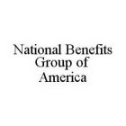 NATIONAL BENEFITS GROUP OF AMERICA