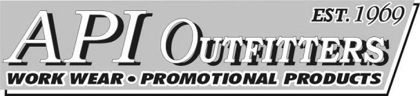 API OUTFITTERS WORK WEAR PROMOTIONAL PRODUCTS EST.  1969