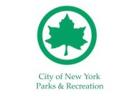 CITY OF NEW YORK PARKS & RECREATION