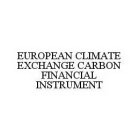 EUROPEAN CLIMATE EXCHANGE CARBON FINANCIAL INSTRUMENT