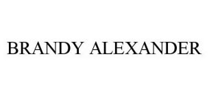 BRANDY ALEXANDER