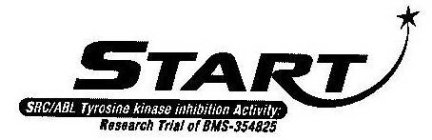 START SRC/ABL TYROSINE KINASE INHIBITION ACTIVITY: RESEARCH TRIAL OF BMS-354825