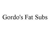 GORDO'S FAT SUBS