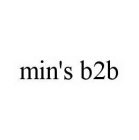 MIN'S B2B