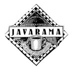 JAVARAMA ONE HUNDRED PERCENT ARABICA COFFEE THE WORLD OF SPECIALTY COFFEES