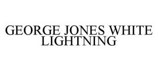 GEORGE JONES WHITE LIGHTNING