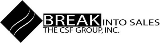 BREAK INTO SALES THE CSF GROUP, INC.