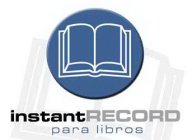 INSTANTRECORD PARA LIBROS