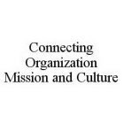 CONNECTING ORGANIZATION MISSION AND CULTURE