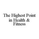 THE HIGHEST POINT IN HEALTH & FITNESS