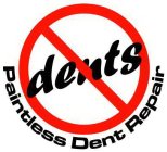 DENTS PAINTLESS DENT REPAIR