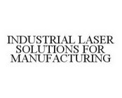 INDUSTRIAL LASER SOLUTIONS FOR MANUFACTURING