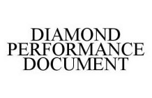 DIAMOND PERFORMANCE DOCUMENT