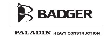 B BADGER PALADIN HEAVY CONSTRUCTION