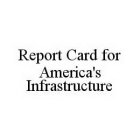 REPORT CARD FOR AMERICA'S INFRASTRUCTURE