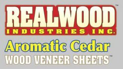 REALWOOD INDUSTRIES INC.  AROMATIC CEDAR WOOD VENEER SHEETS