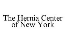 THE HERNIA CENTER OF NEW YORK